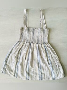 American Eagle Sundress XL Striped AEO Smocked Mini Dress